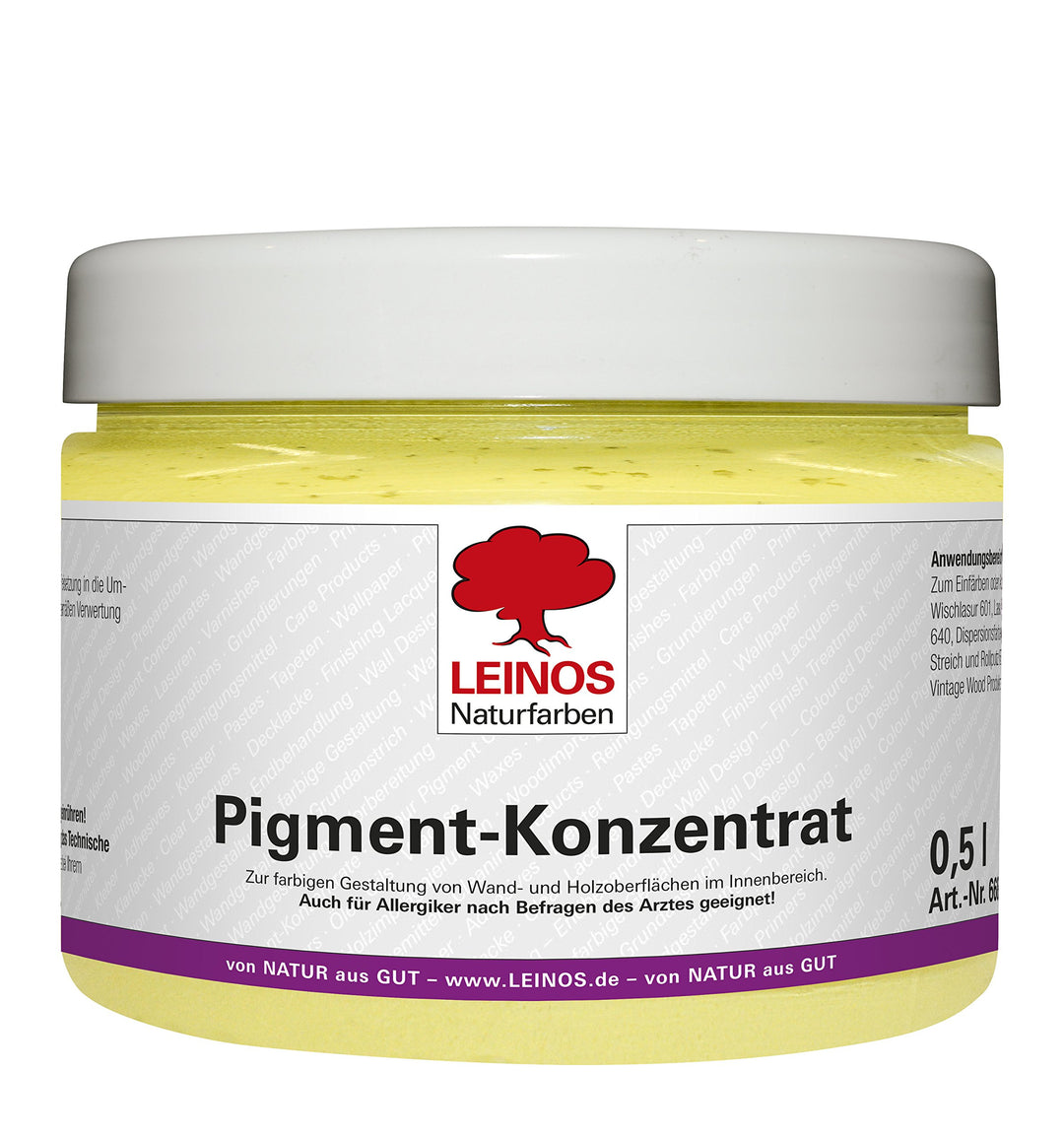 Leinos 668 Pigment-Konzentrat 326 Sonnen-Gelb 500ml 500ml 326 Sonnen-Gelb, 500ml 326 Sonnen-Gelb