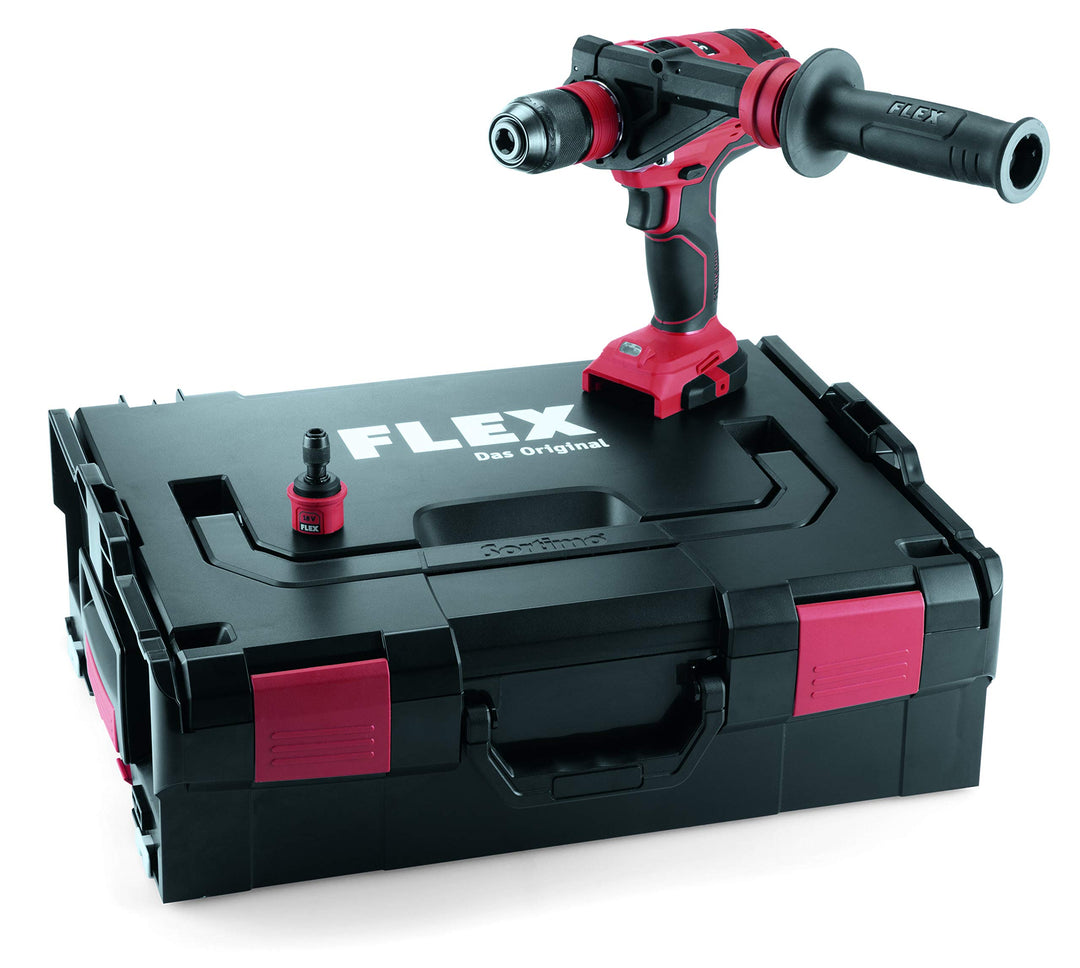 Flex Akku-Bohrschrauber DD 4G 18.0-EC ( 4-Gang Bohrschrauber, 18V, 2,5 / 5 Ah, 64 / 135 Nm, Bohrfutt
