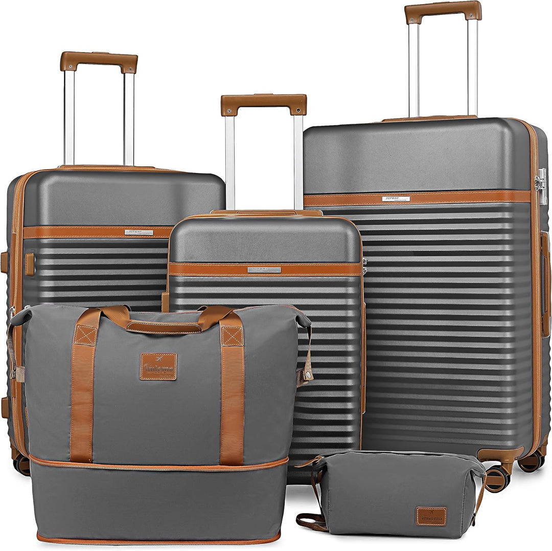Joyway Kofferset 3 teilig Koffer Trolley, Hartschalen Erweiterbar Reisekoffer, Zwillingsrollen Handg