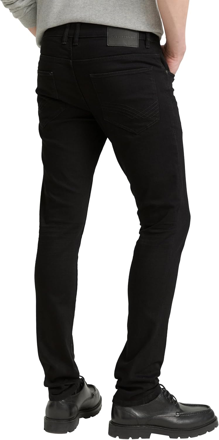 TOM TAILOR Herren Troy Slim Fit Jeans 29W / 32L 10270 - Black Black Denim, 29W / 32L 10270 - Black B