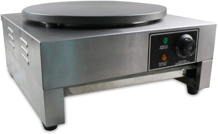 Crêpes-Maker, Crepes-Eisen für Süsse oder Herzhafte Crepes mit 40 cm Ø 3000 W Crepesmaker Antihaftbe