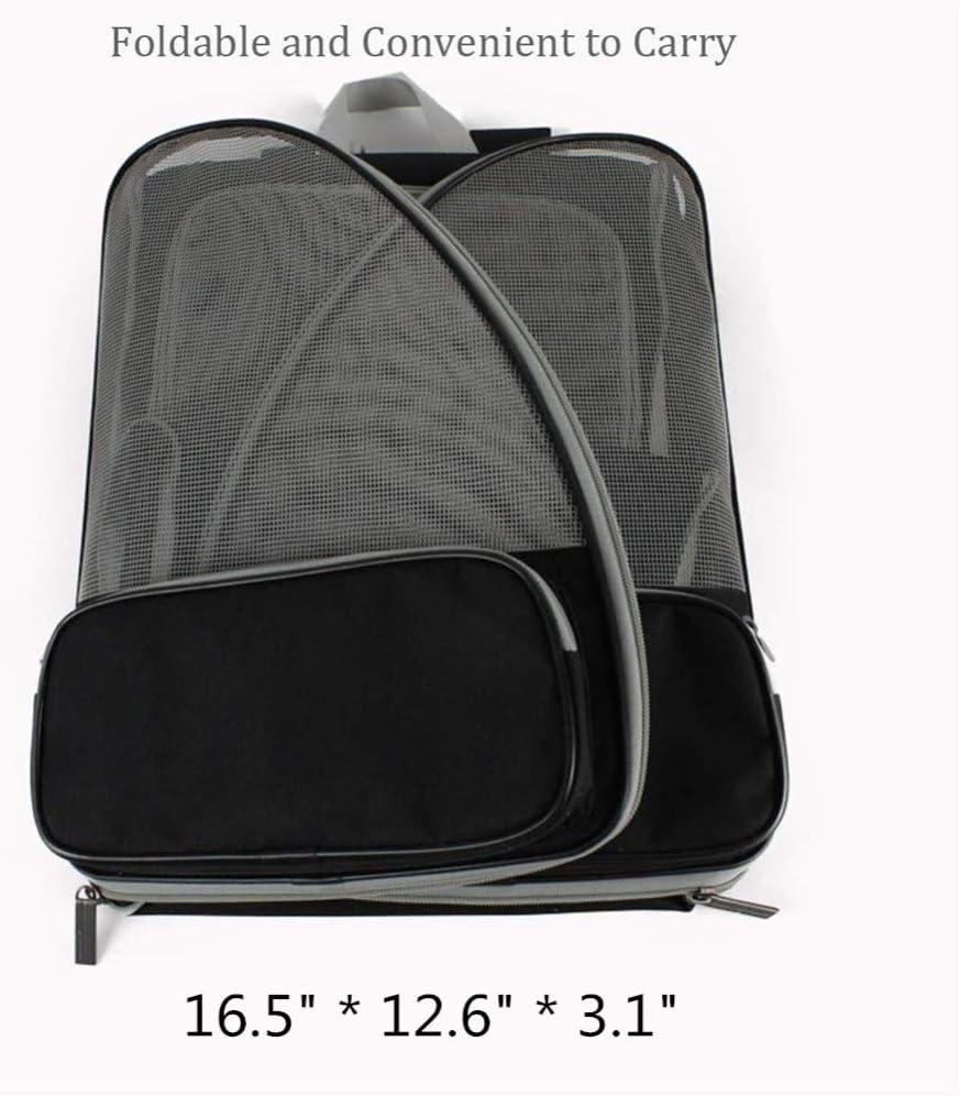 Haustiere Rucksack Transporttasche für Hunde Katzen 7.5kg, Grosse Tragbare Katzenrucksack Hunderucks