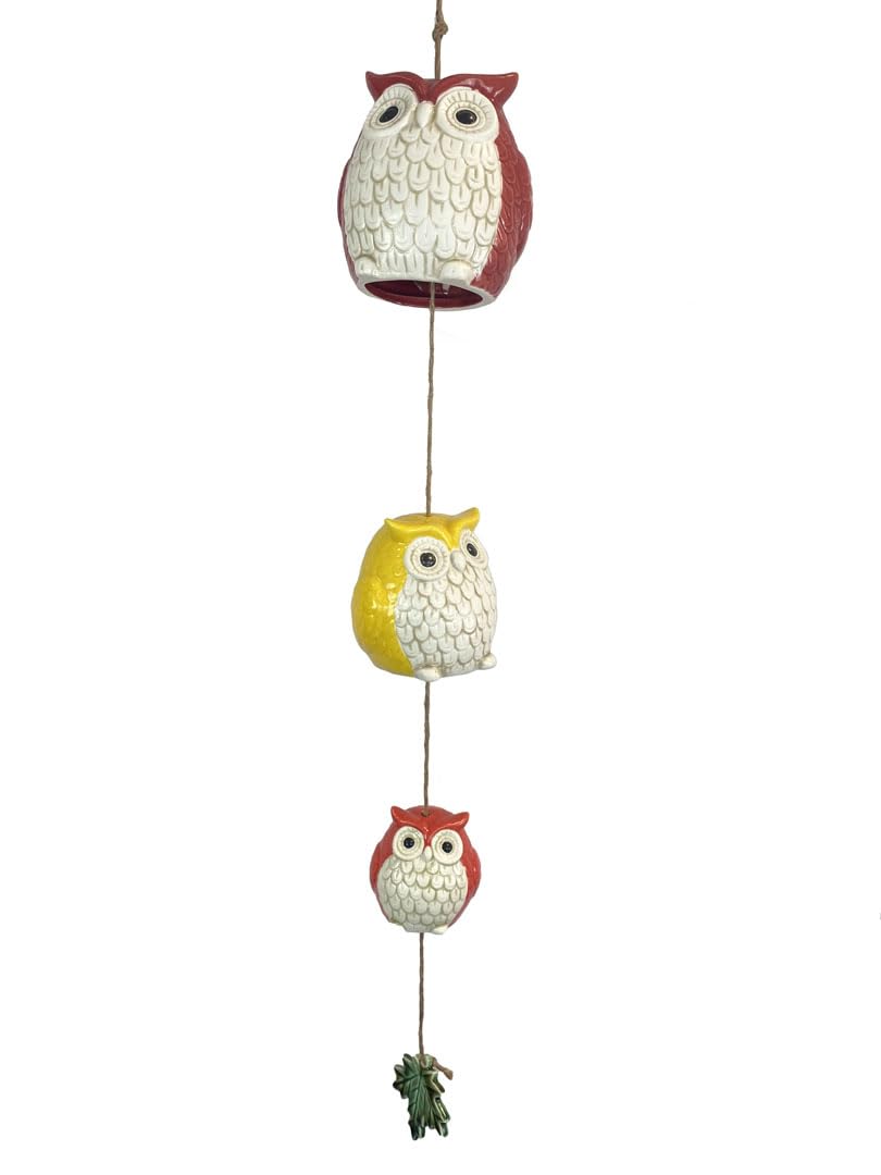 abc HOME | Windspiel Eulen | Keramik