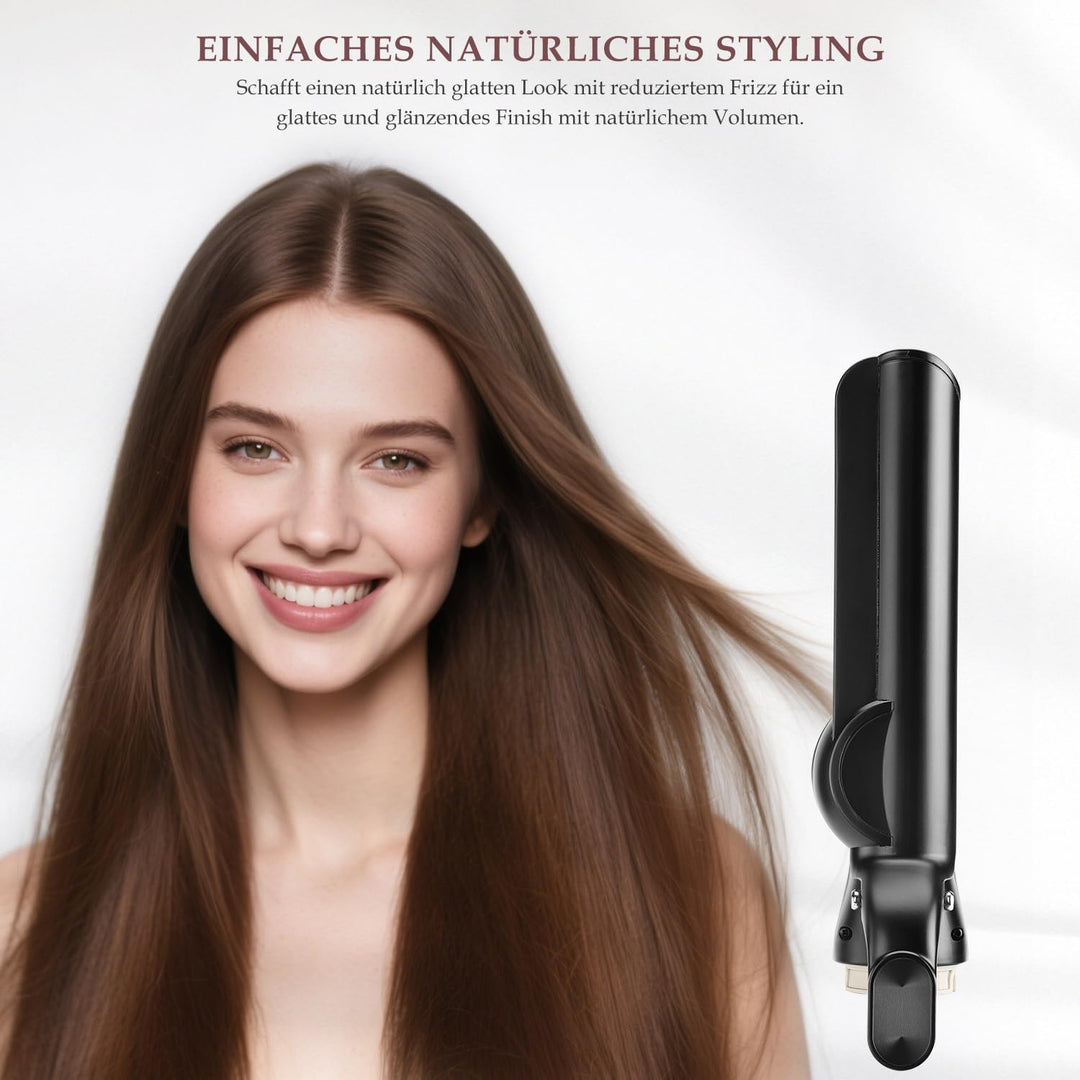 Haarglätter-Aufsatz für Shark FlexStyle Luftstyler, Airflow Technologie ohne Heizplatten, Gleichzeit