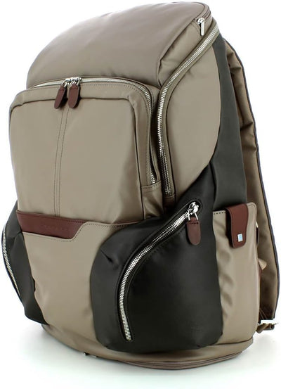 Piquadro Coleos Casual Rucksack, 46 cm, Taupe, 46, Daypack, Taupe