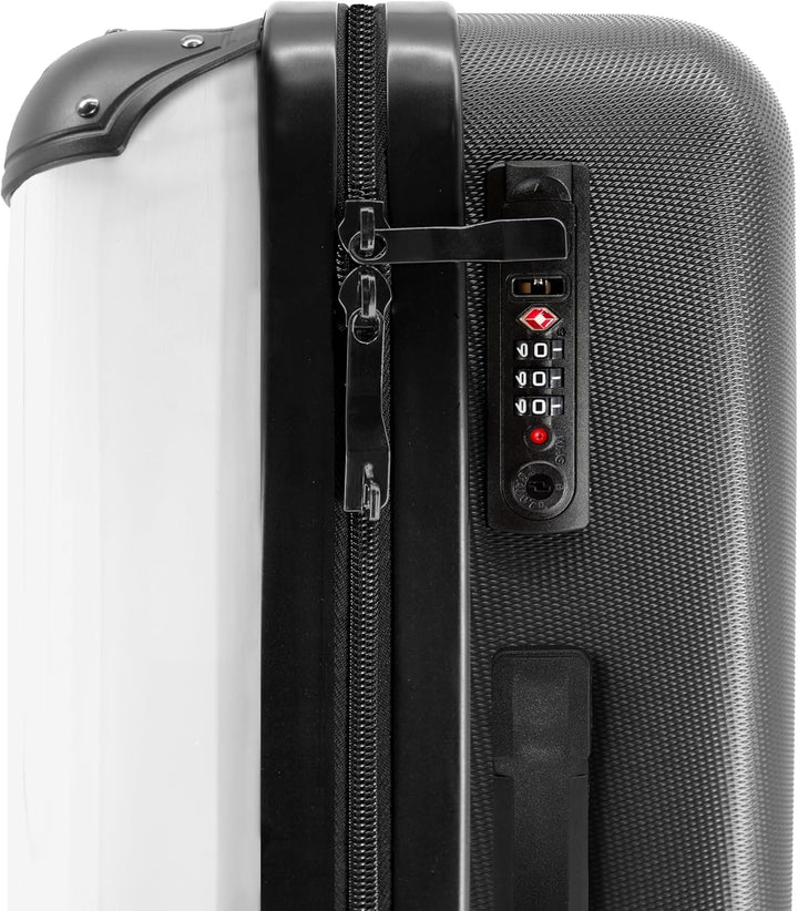 NoBoringSuitcases.com® Kinderkoffer Mädchen - Weisses Pferd - Koffer Kinder Mädchen - Koffer persona