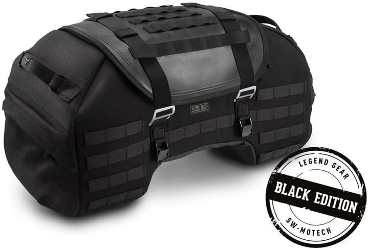 Legend Gear Hecktasche LR2, 48 Liter, Black Edition, wasserabweisend, Retro-Hecktasche