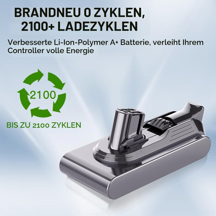 Akku für Dyson V12 Serie, 8000mAh Neues Upgrade Hochkapazitäts Ersatzakku für Dyson v12 Detect Slim/