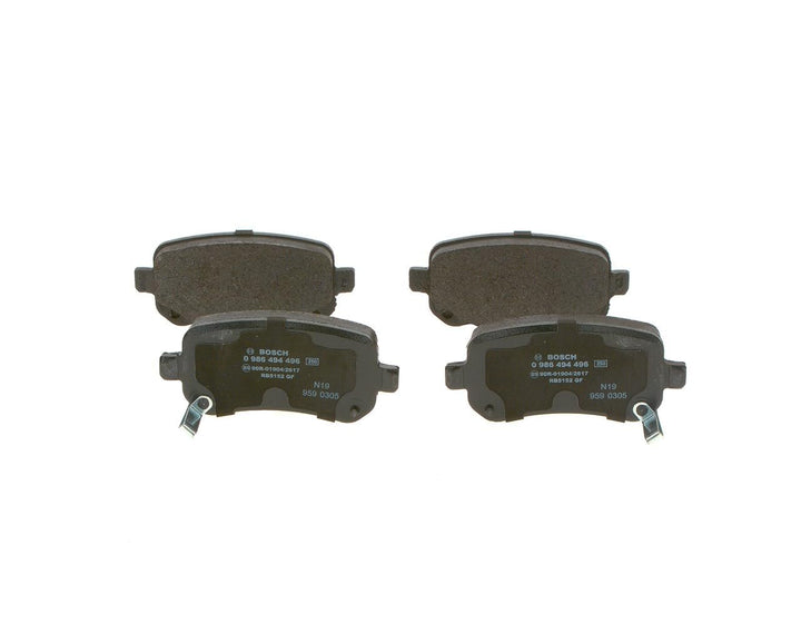 Bosch BP1415 Bremsbeläge - Hinterachse - ECE-R90 Zertifizierung - vier Bremsbeläge pro Set