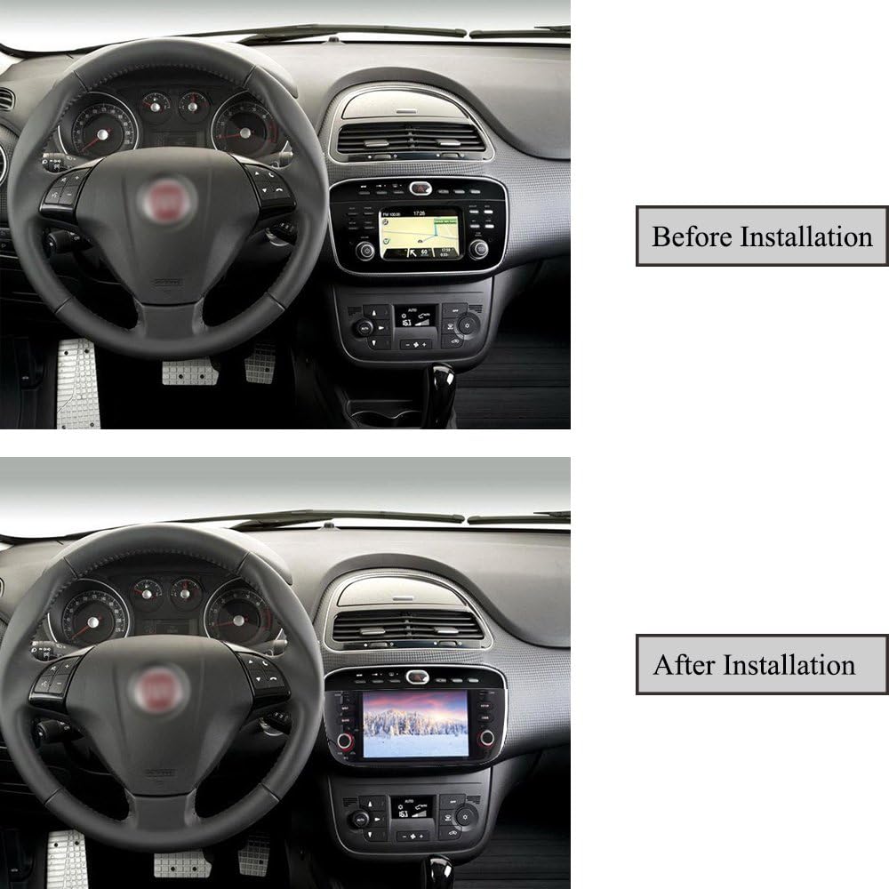 XISEDO Android 8.0 Autoradio 1 Din In-Dash 6.2 Zoll Car Radio 8-Core RAM 4G ROM 32G Autonavigation C