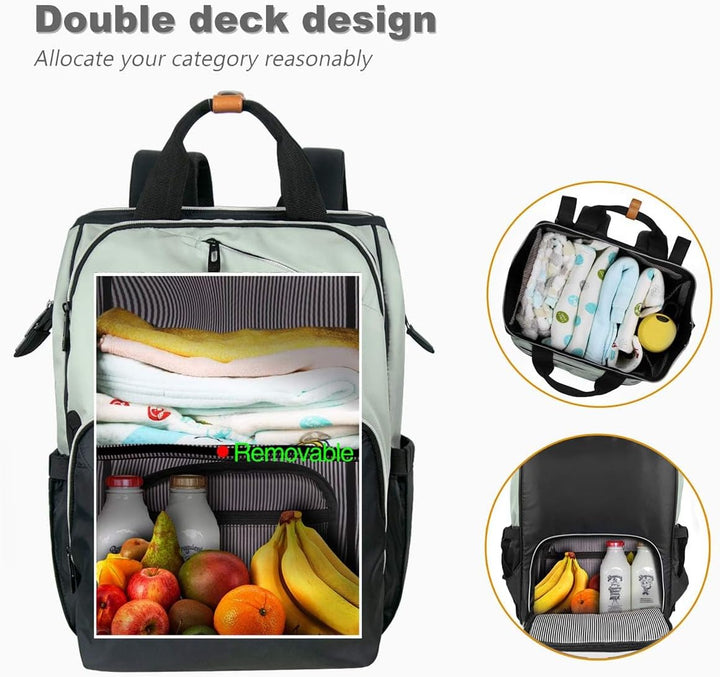 Hap Tim Baby Wickelrucksack Wickeltasche/Rucksack - Multifunktions-Designer Windeltaschen Grosse Kap
