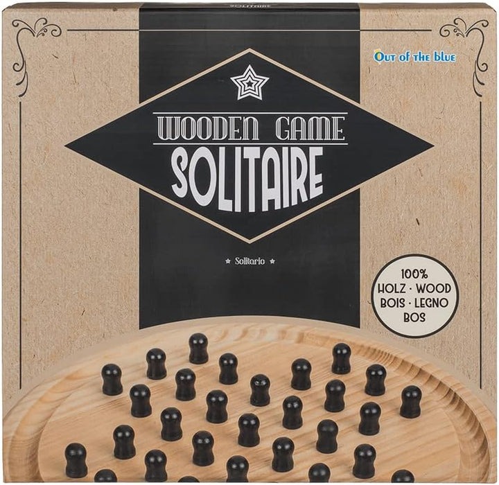 Gesellschaftsspiel aus Solitärholz, ca. 28,5 cm