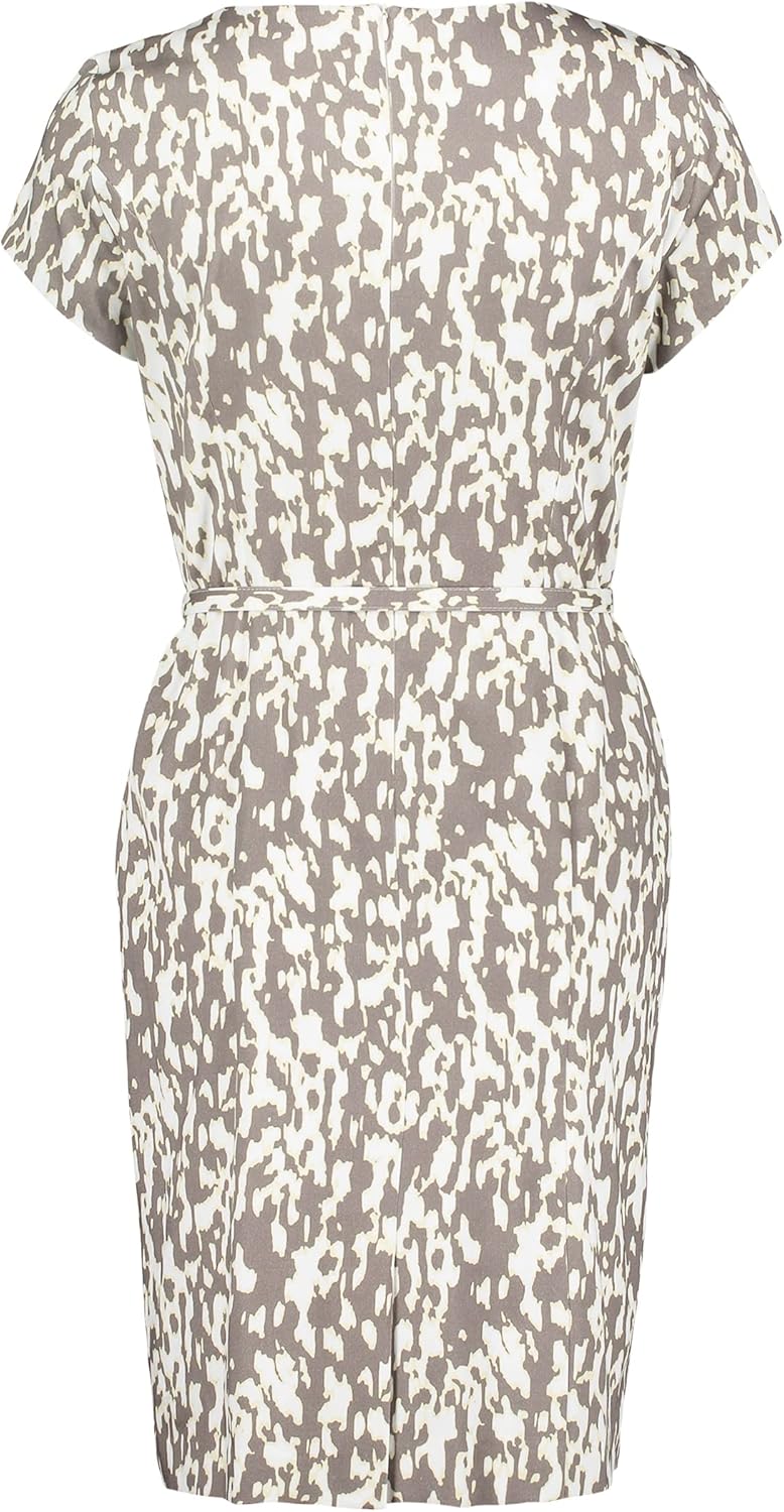 Vera Mont Damen Kleid 40 Khaki/Gelb, 40 Khaki/Gelb