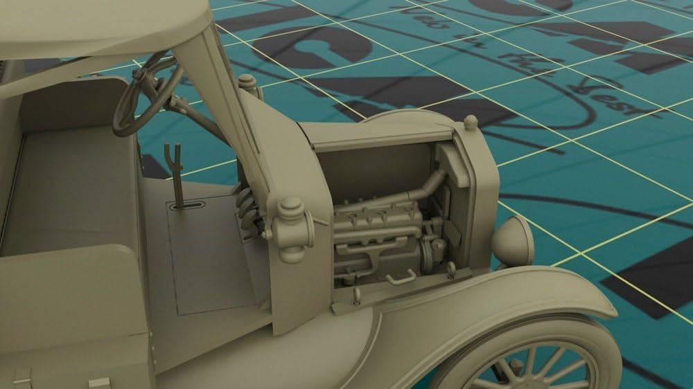 ICM ICM35661 - 1:35-Modell T 1917 Krankenwagen, WWI Amerikanisches Auto, Mittel