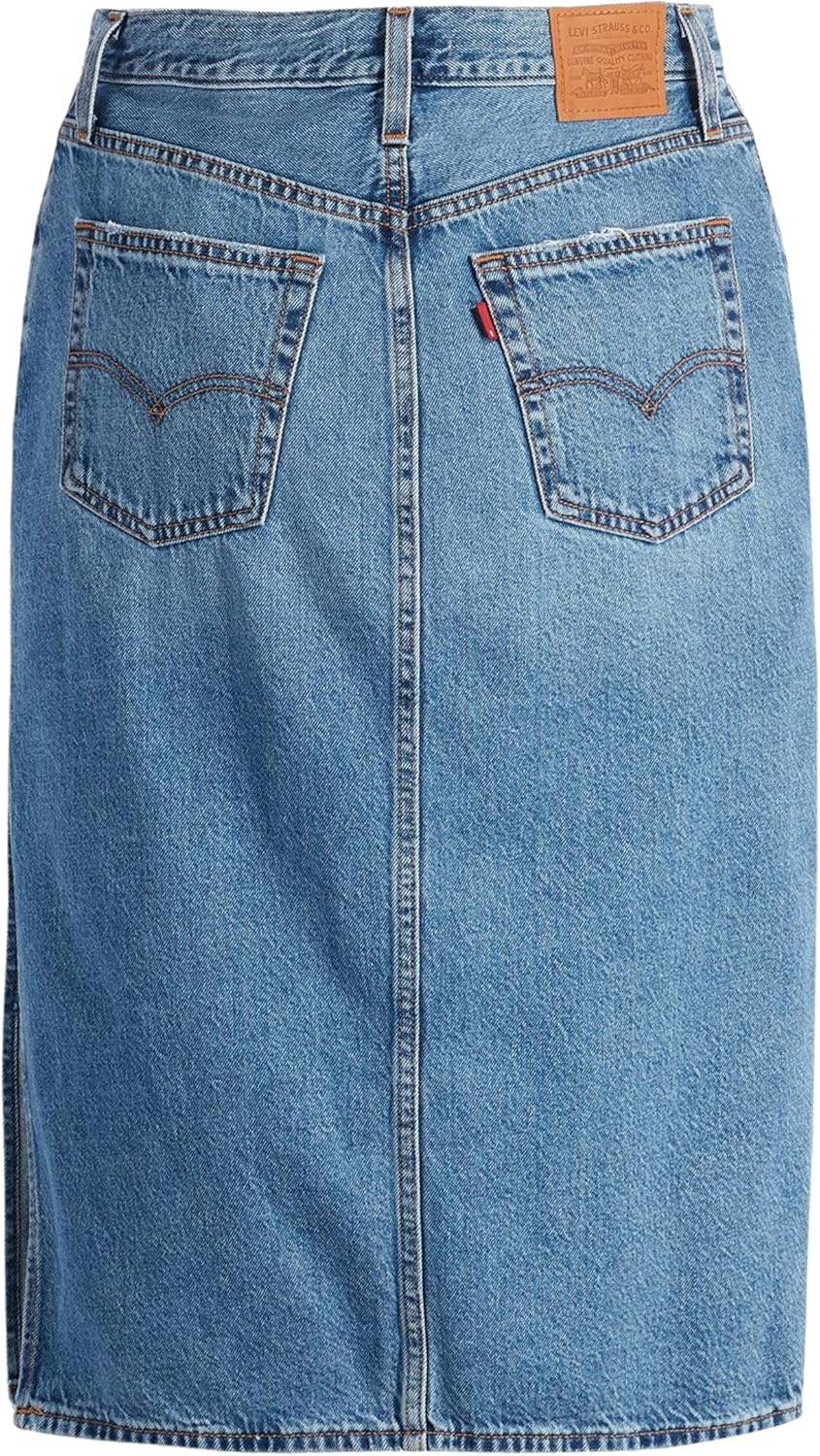 Levi's Damen Side Slit Skirt Rock, Artist Divided