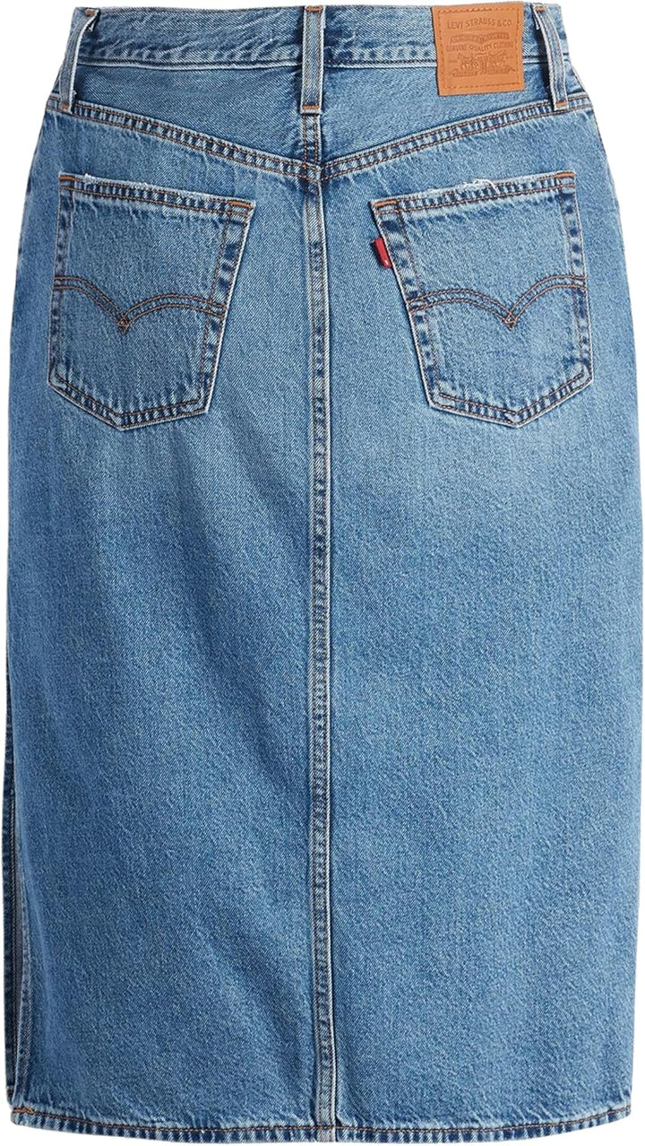 Levi's Damen Side Slit Skirt Rock, Artist Divided