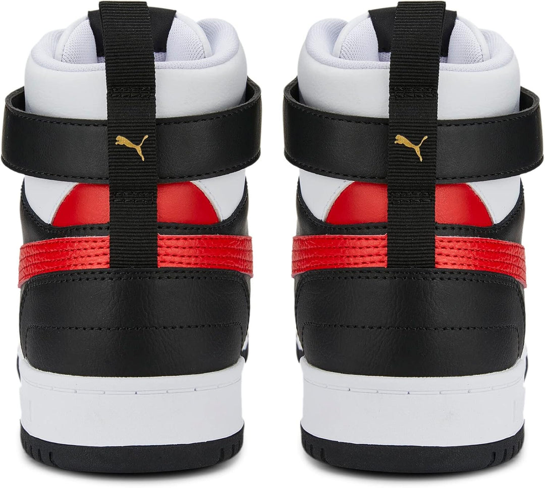Puma Unisex Rbd GameSneaker 36 EU Puma White High Risk Red Puma Black Puma Team Gold, 36 EU Puma Whi