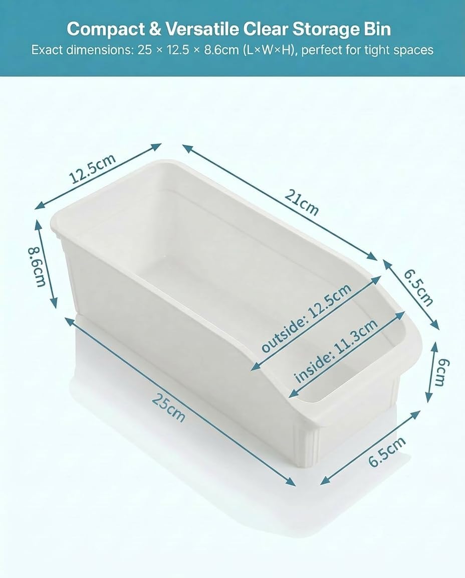 10PC Schminktisch Organizer Schubladenorganizer für Küchenutensilien, Vorratsschrank-Snacks, Kosmeti