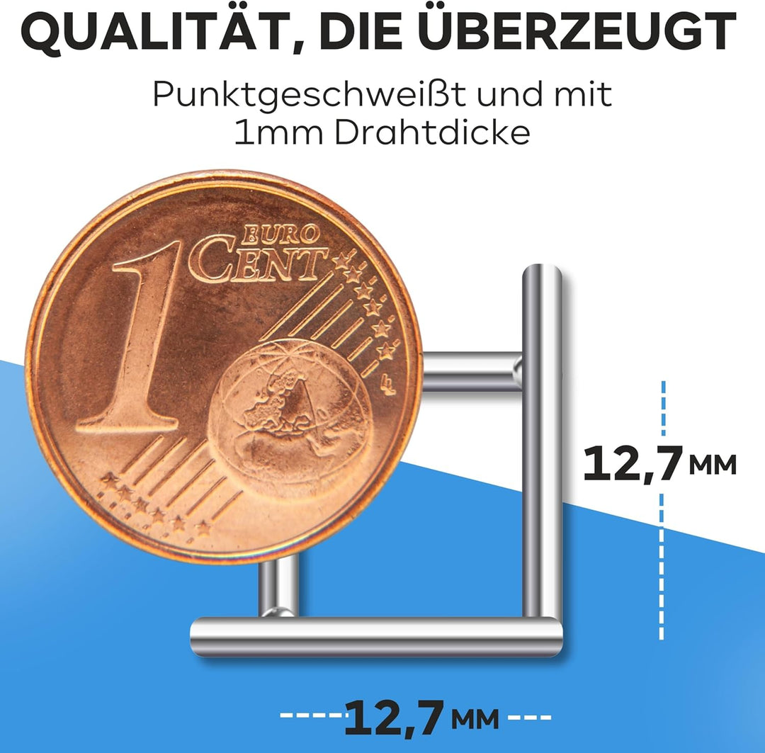 KrapTrap Volierendraht Drahtgitter I verzinkt I 12x12 I stabiler Kaninchendraht I Wühlmausgitter I K