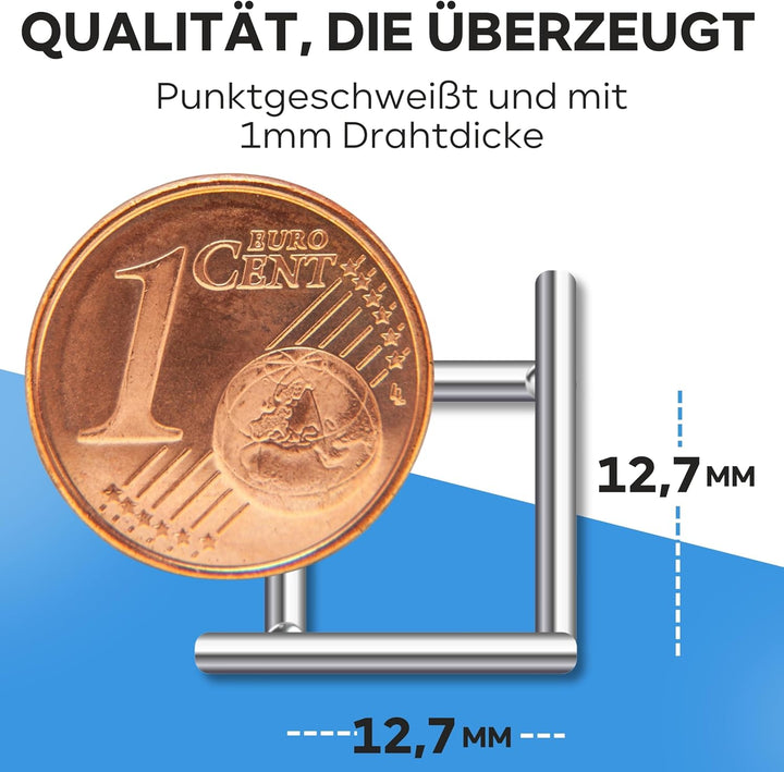 KrapTrap Volierendraht Drahtgitter I verzinkt I 12x12 I stabiler Kaninchendraht I Wühlmausgitter I K