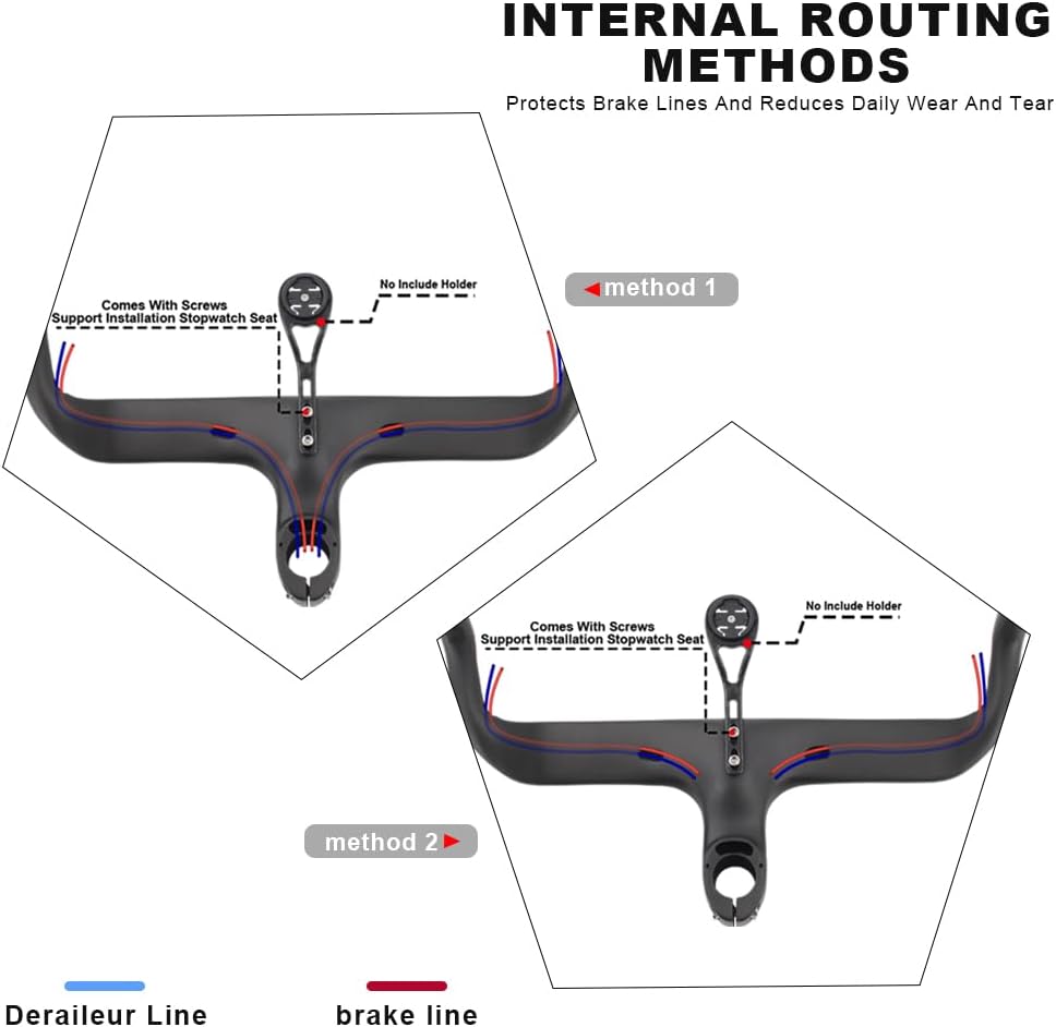 RXL SL lenker rennrad carbon1-1/8" Integrierte Carbon Lenker internes Routing fahrradlenker carbon r