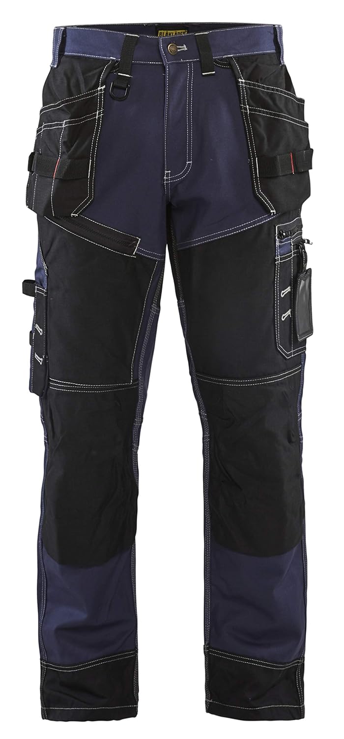 Blåkläder 15001370 Werker Hosen X1500, Dunkelblau, C46 C46 Navy Blue / Black, C46 Navy Blue / Black