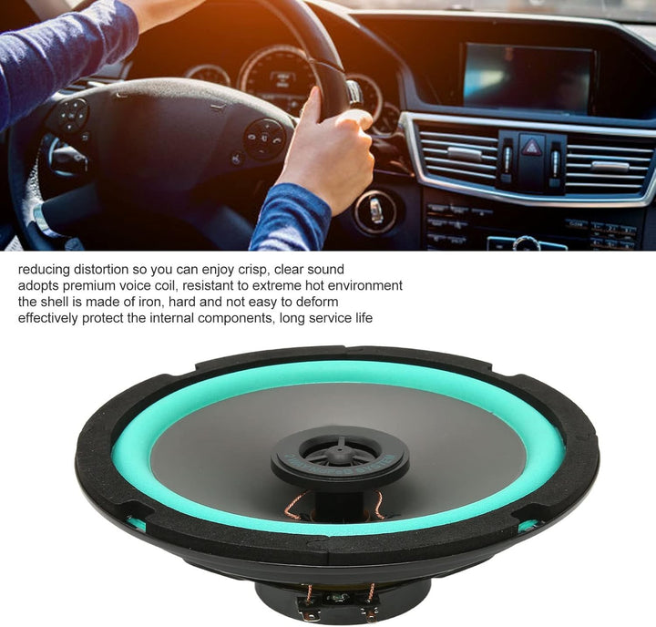 Autolautsprecher 6,5-Zoll-Autolautsprecher 2-Wege-Koaxial-Stereo-Audio-Türlautsprecher für ein verbe