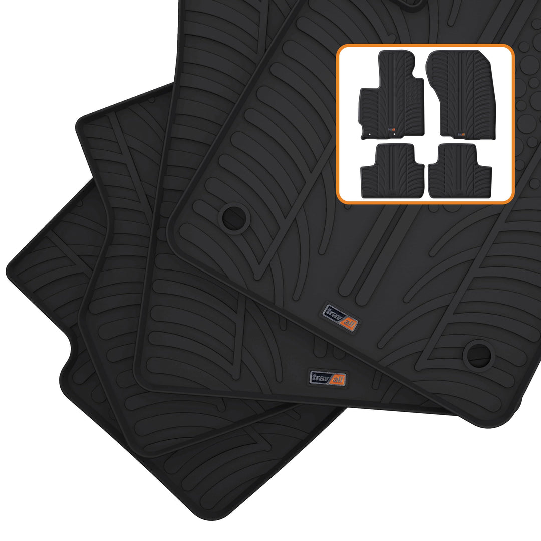 Travall Mats Gummifussmatten Kompatibel Mit Citroen C4 Aircross (Ab 2012) Mitsubishi ASX (Ab 2010) T