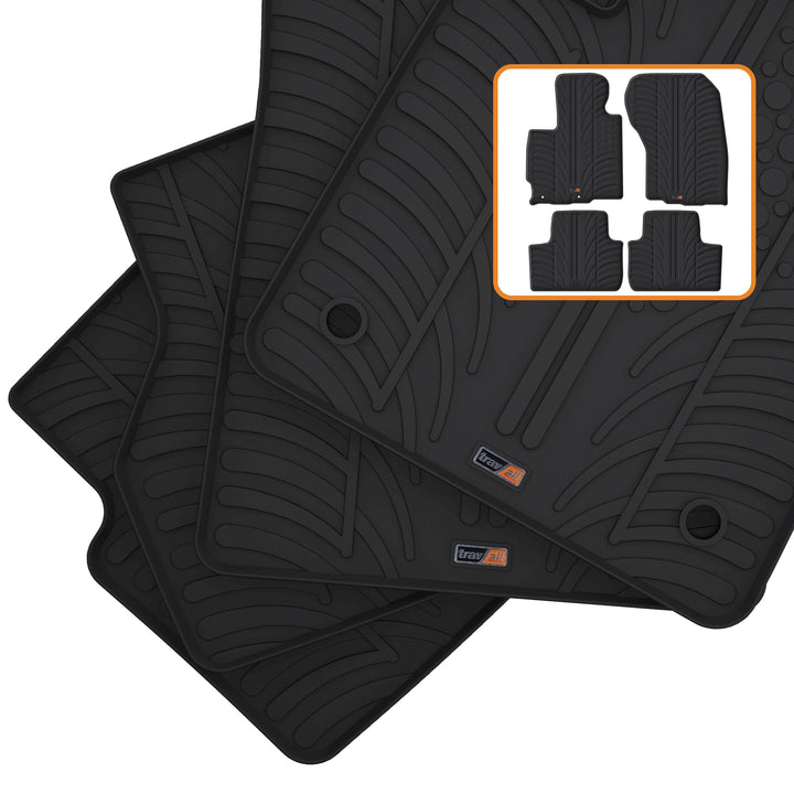 Travall Mats Gummifussmatten Kompatibel Mit Citroen C4 Aircross (Ab 2012) Mitsubishi ASX (Ab 2010) T