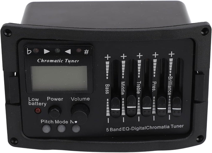 Akustikgitarren-Vorverstärker, 5-Band-EQ-Equalizer, Akustikgitarrenverstärker, digitaler Tuner-Tonab