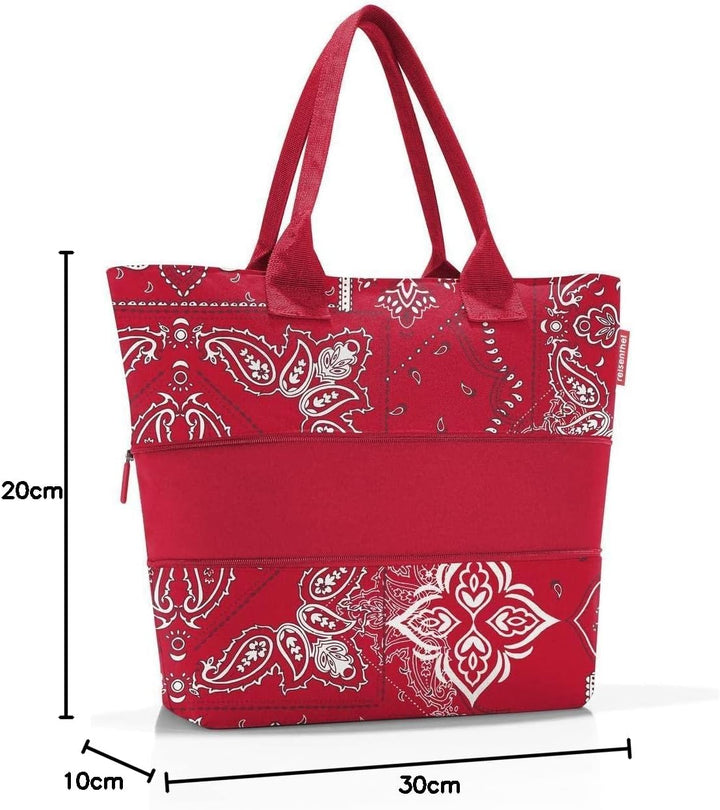 reisenthel Unisex Shopper Schultertaschen Bandana Red, Bandana Red
