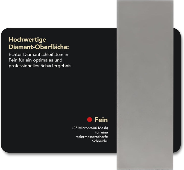 DMT Dia-Sharp Schärfblock mit durchgehender Diamantbeschichtung, fein, 15,2 cm / 6 Zoll, D6F