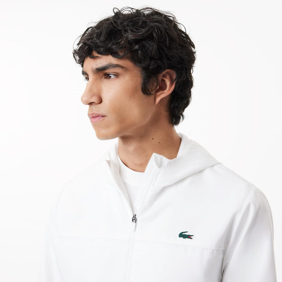 Lacoste Herren ärmellose Jacke 8 BLANC/BLANC-BLANC, 8 BLANC/BLANC-BLANC