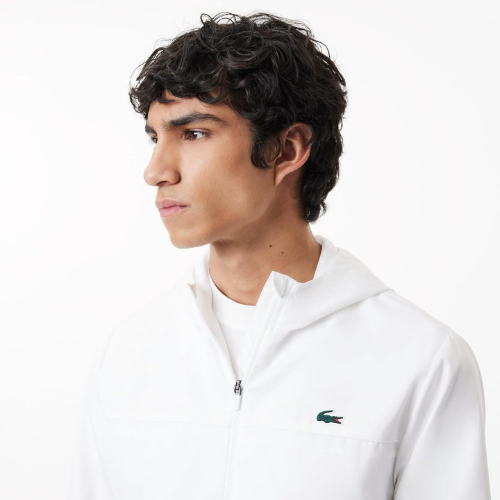 Lacoste Herren ärmellose Jacke 8 BLANC/BLANC-BLANC, 8 BLANC/BLANC-BLANC