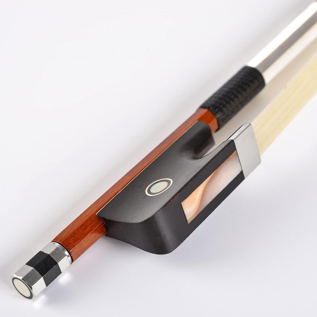 WinsterBow Brasilwood Ebenholz-Cellophan-Schleife 1/8 Schleife 1/8 natürliches Rosshaar (Cellophansc