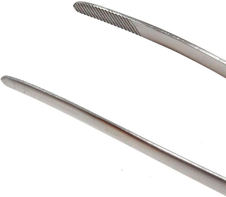Todai Yakiniku Grillzange aus Edelstahl, rutschfest, silberfarben, 24 cm, Silberfarben