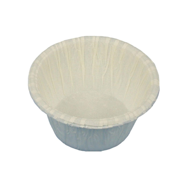 Papstar 1 Karton = 10x20 Muffins-Backförmchen Ø 5 cm · 3,5 cm weiss 18781