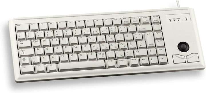 CHERRY Compact-Keyboard G84-4400, Internationales Layout, QWERTY Tastatur, kabelgebundene Tastatur,