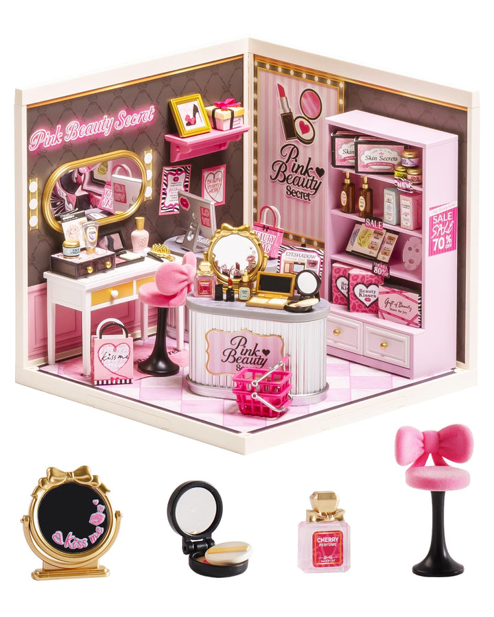 Rolife Super Creator DIY Miniature House Miniatur Haus Bausatz Selber Bauen Deko für Schreibtisch Bü