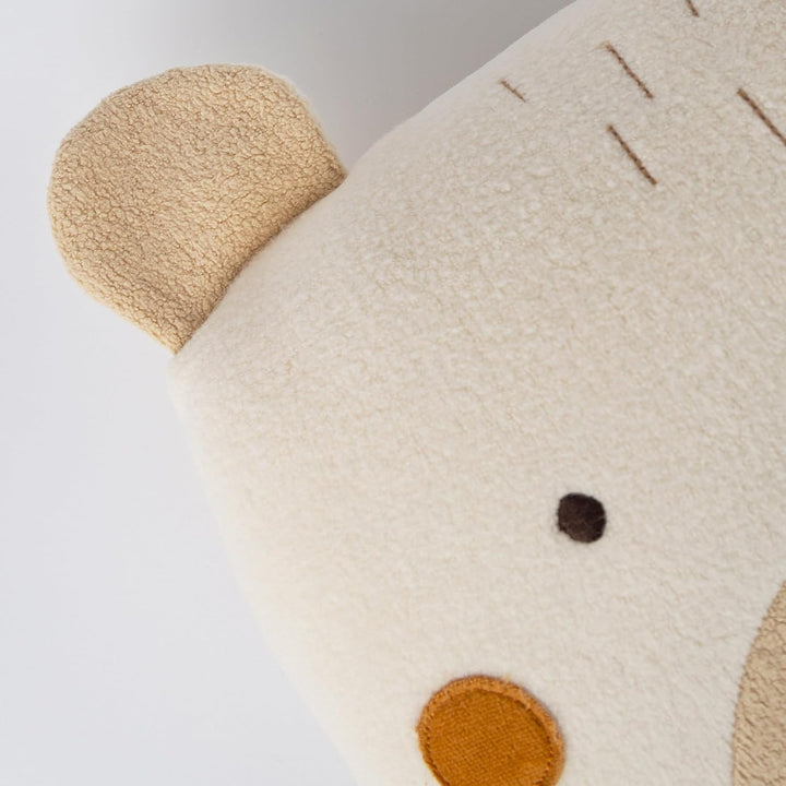 SIGIKID 39779 Kissen Bär, yellow für Mädchen und Jungen von 0 bis 36 Monaten Weiss/Bär, Weiss/Bär