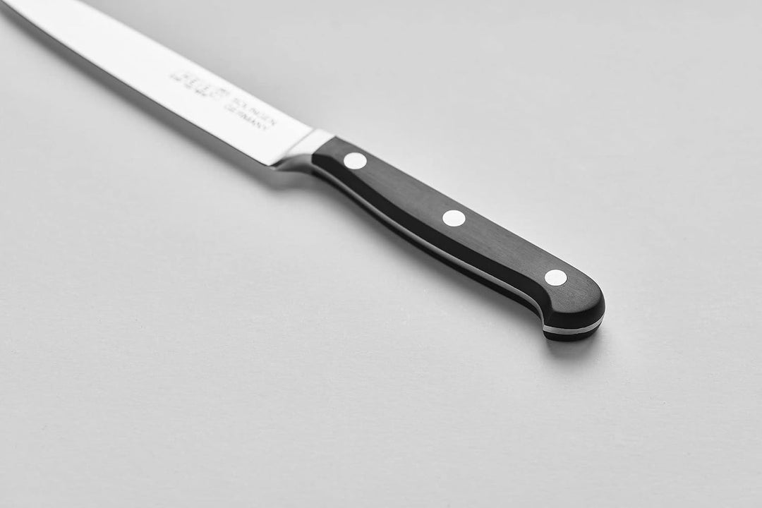 HEISO - Spickmesser - PREMIUM SERIE - rostfreie 13cm Klinge - Garniermesser Made in Solingen - Gemüs