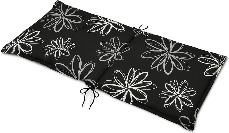 Beautissu Flores Niedriglehner Auflagen für Gartenstühle – Sitzpolster 100x50 cm Gartenstuhlauflage