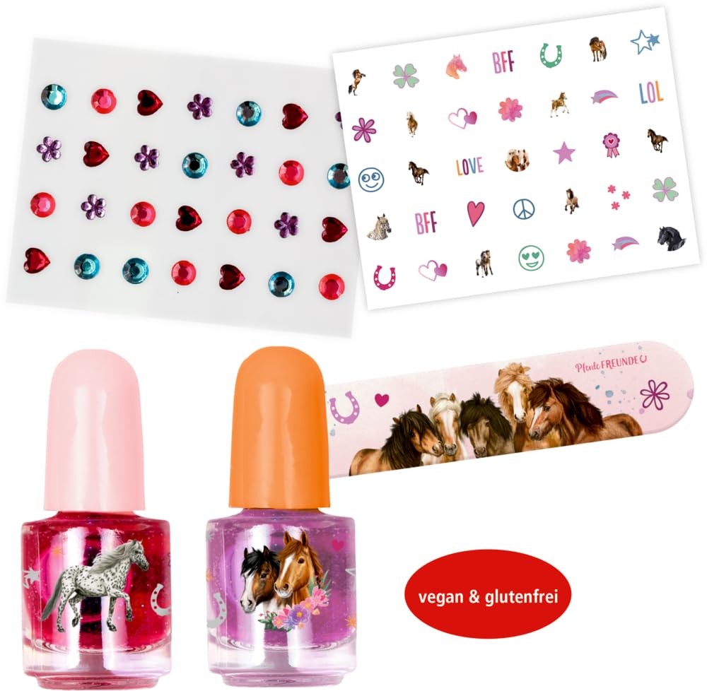 DIE SPIEGELBURG - Nail-Set - Pferdefreunde