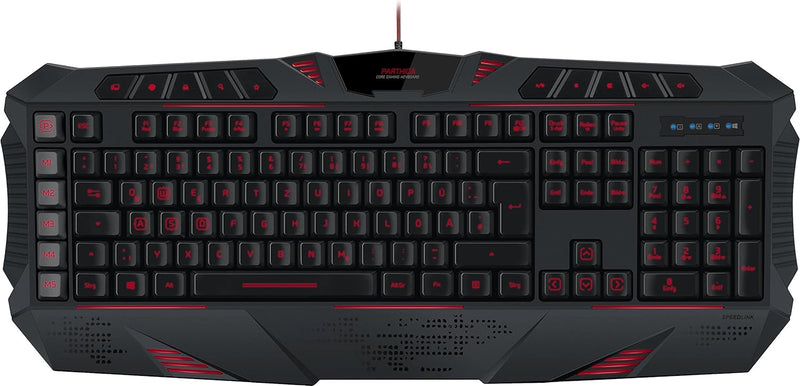 PARTHICA Gaming Keyboard, black - IT Layout IT-Layout, IT-Layout