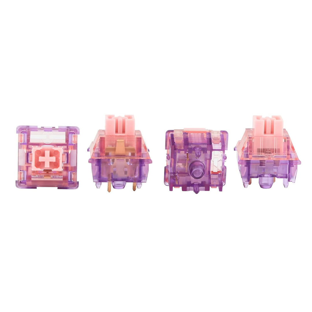 EPOMAKER Flamingo 35 Stück 47 gf Lineare Mechanische Tastaturschalter-Set, 35 gf Anfangskraft Werkss