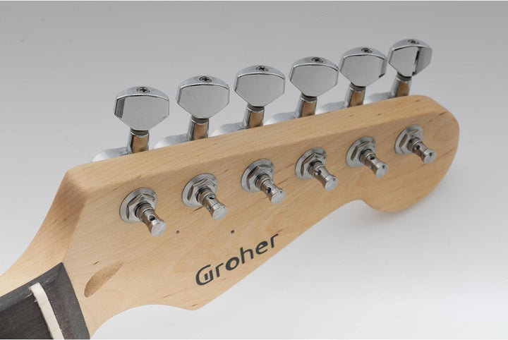 Wilkinson WJN07 6-in-Line EZ-Lok Gitarre Tuners Mechaniken 19:1 Ratio Machine Heads Tuning Pegs Stim