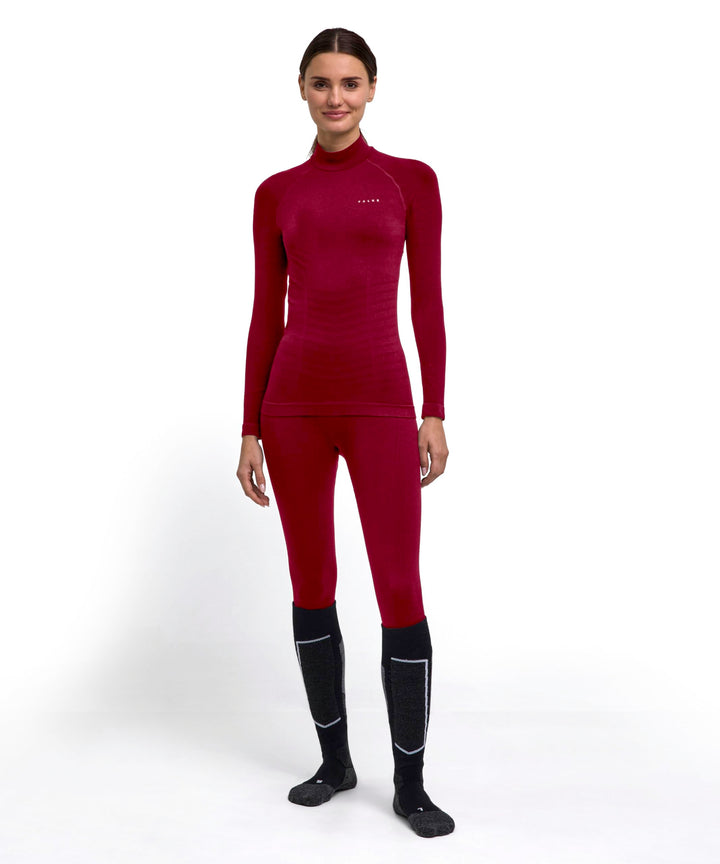 FALKE Damen Maximum Warm High Neck Funktionsshirt Langarm kalte bis sehr kalte Temperaturen Funktion