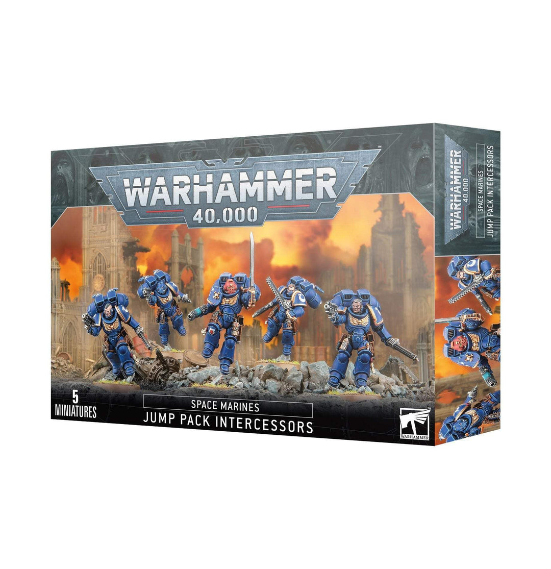 Warhammer 40k - Space Marines Intercessors Avec Reacteurs Dorsaux, Black