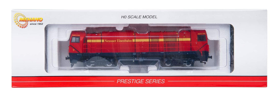 MEHANO 8812 T 277 VOSSLOH G2000 NEUSSER Eisenbahn, Rot