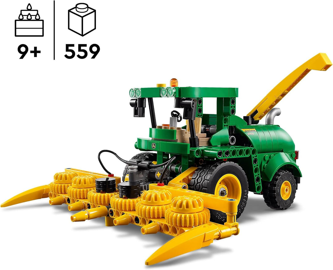 LEGO Technic John Deere 9700 Forage Harvester, Traktor-Spielzeug für Kinder, Bauernhof-Set, Fahrzeug